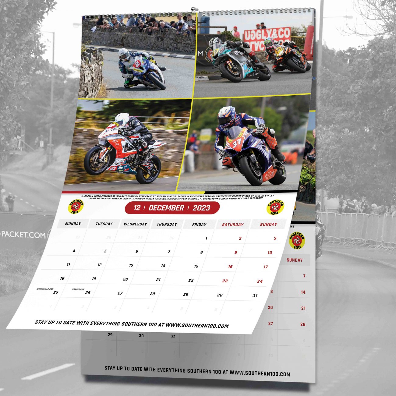 2023/2024 Southern 100 & PreTT Wall Calendar Southern 100