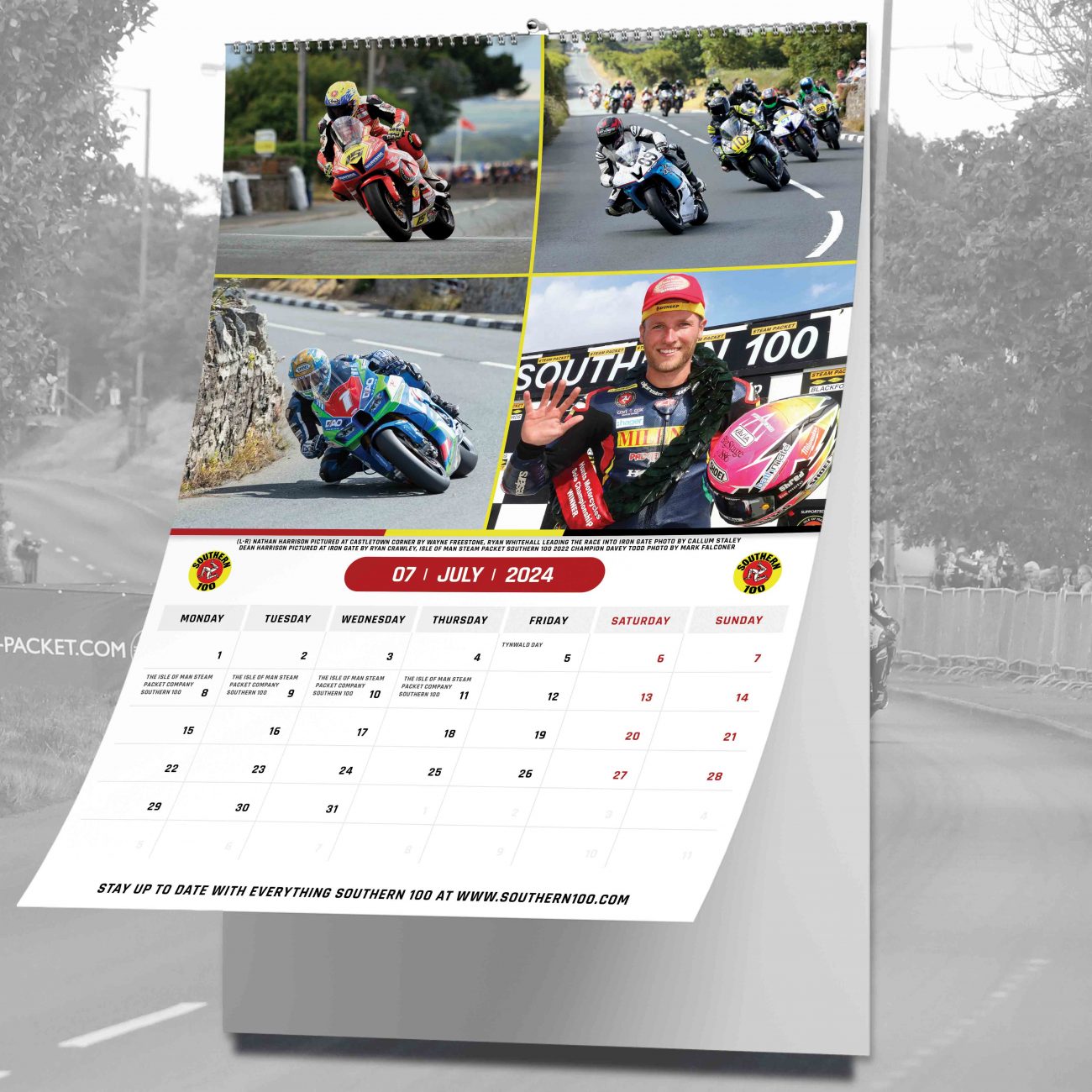 2023/2024 Southern 100 & PreTT Wall Calendar Southern 100