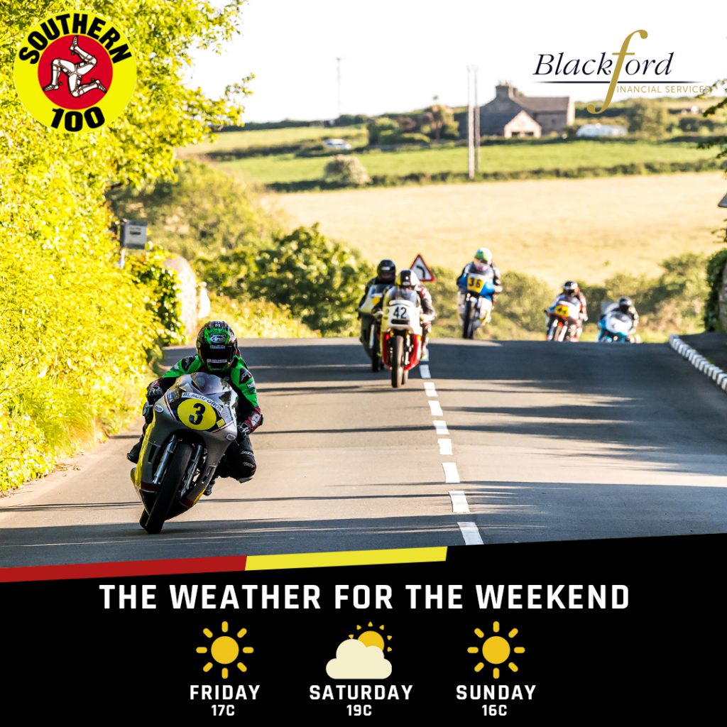 Weather ahead of the Blackford's Pre-TT Classic Road Races