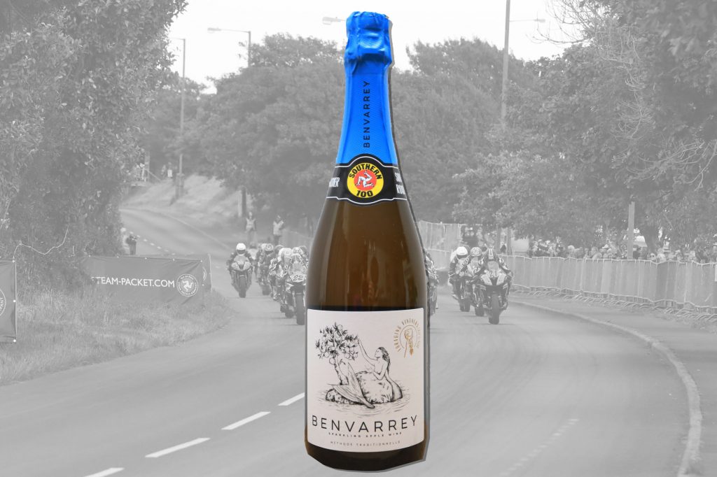 Help raise money for ACU Benevolent Fund and Injured Riders Welfare Fund, Ireland by purchasing a Southern 100 Road Races 2023 Podium Bottle by Foraging Vintners