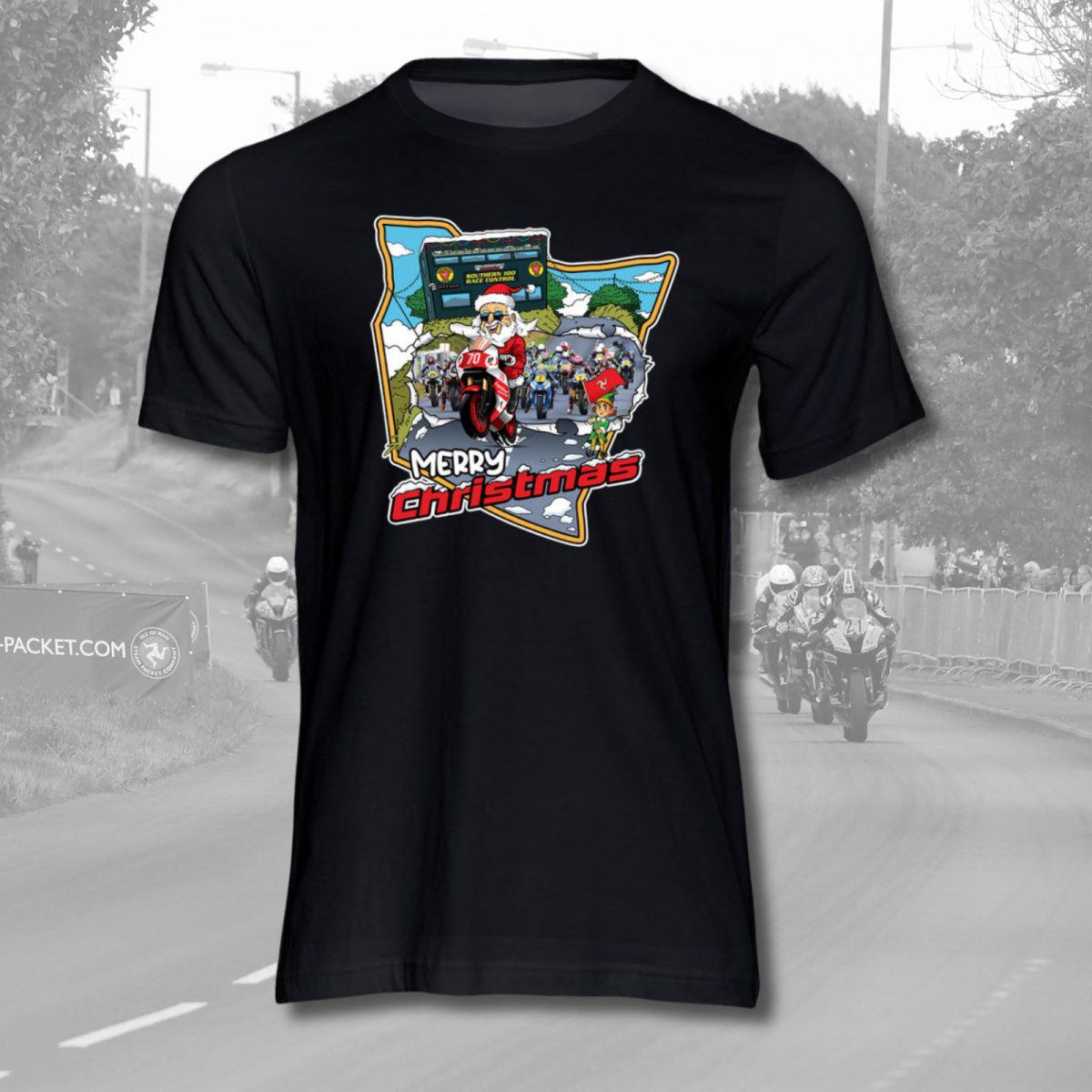 Southern 100 Christmas T-Shirt - Image 3