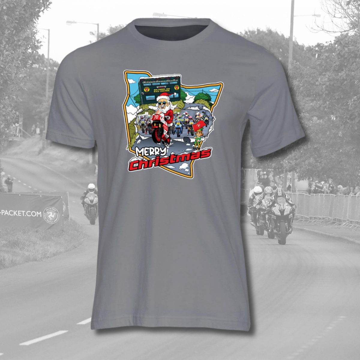 Southern 100 Christmas T-Shirt - Image 2
