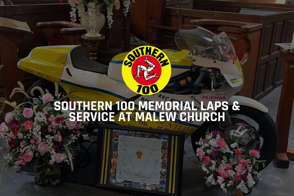 Southern 100 Memorial Laps & Service at Malew Church 2025