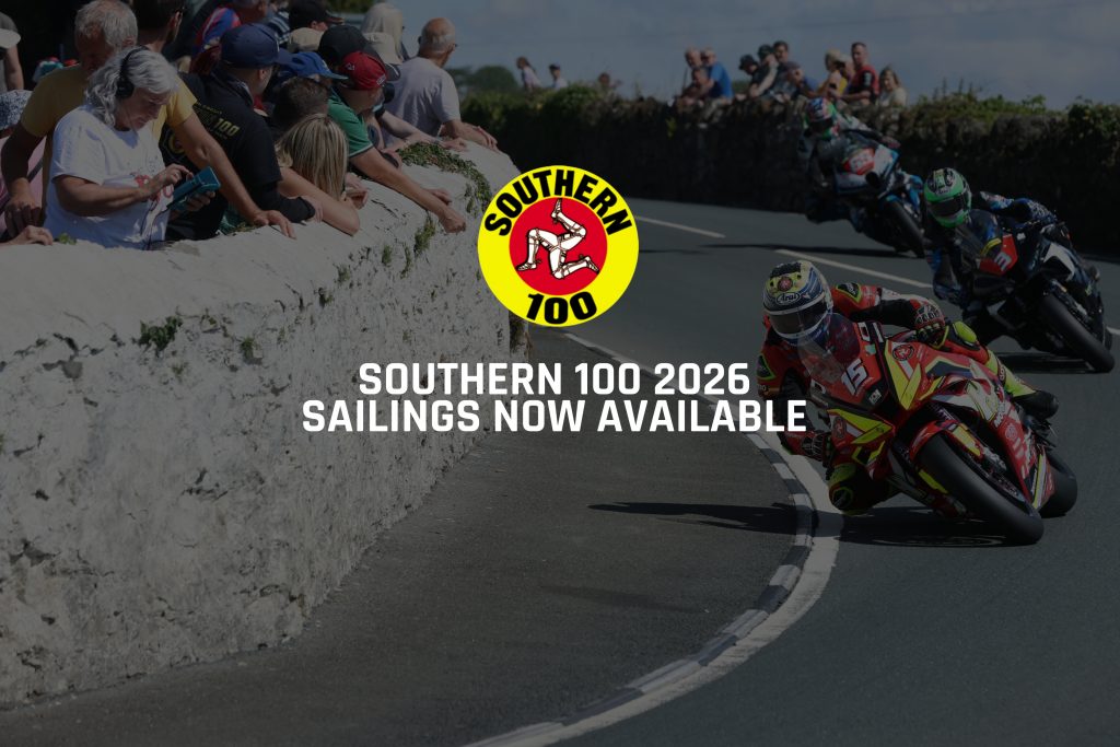 Sailings to the 2026 Isle of Man Steam Packet Company Southern 100 Road Races now available