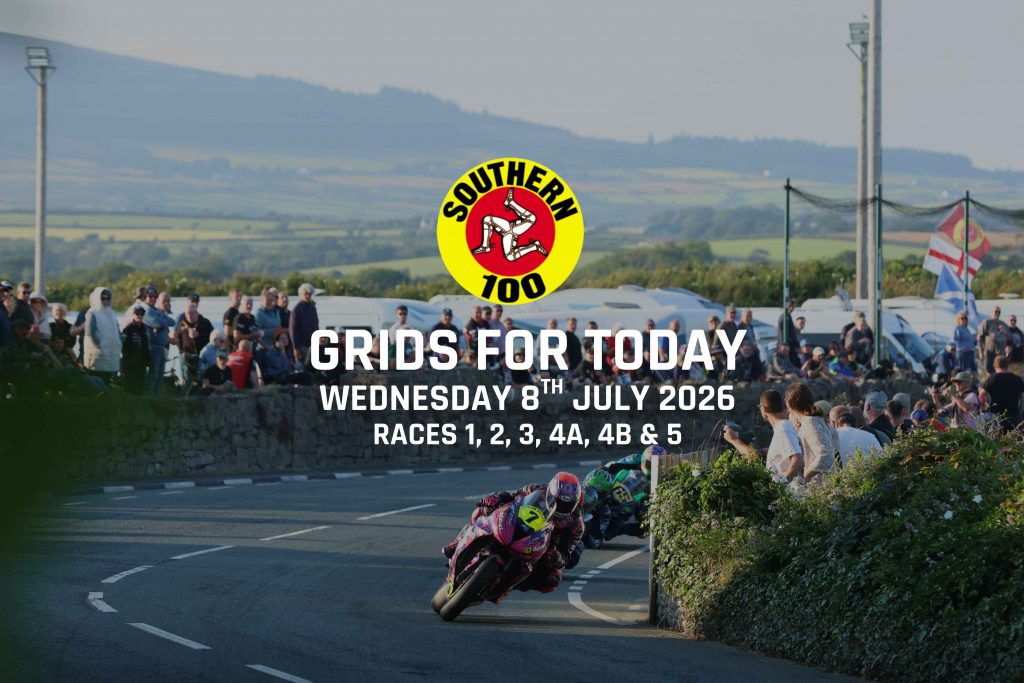 GRIDS: Wednesday 8th July - Southern 100 Road Races 2026