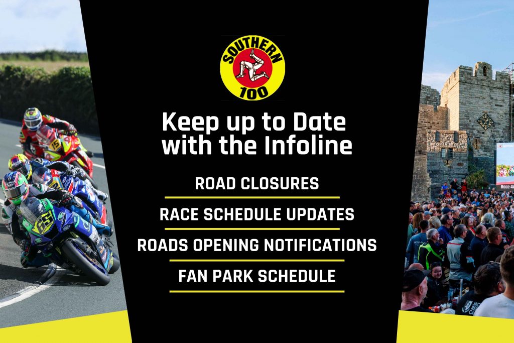 WhatsApp Infoline Returns for 2026 Isle of Man Steam Packet Company Southern 100 Road Races